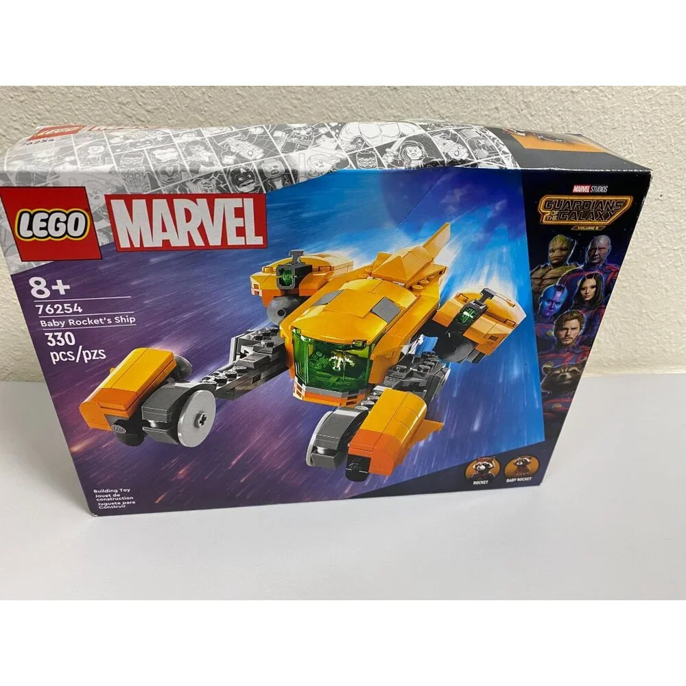 NEW Lego 76254 Marvel  Baby Rocket's Ship 330 pcs